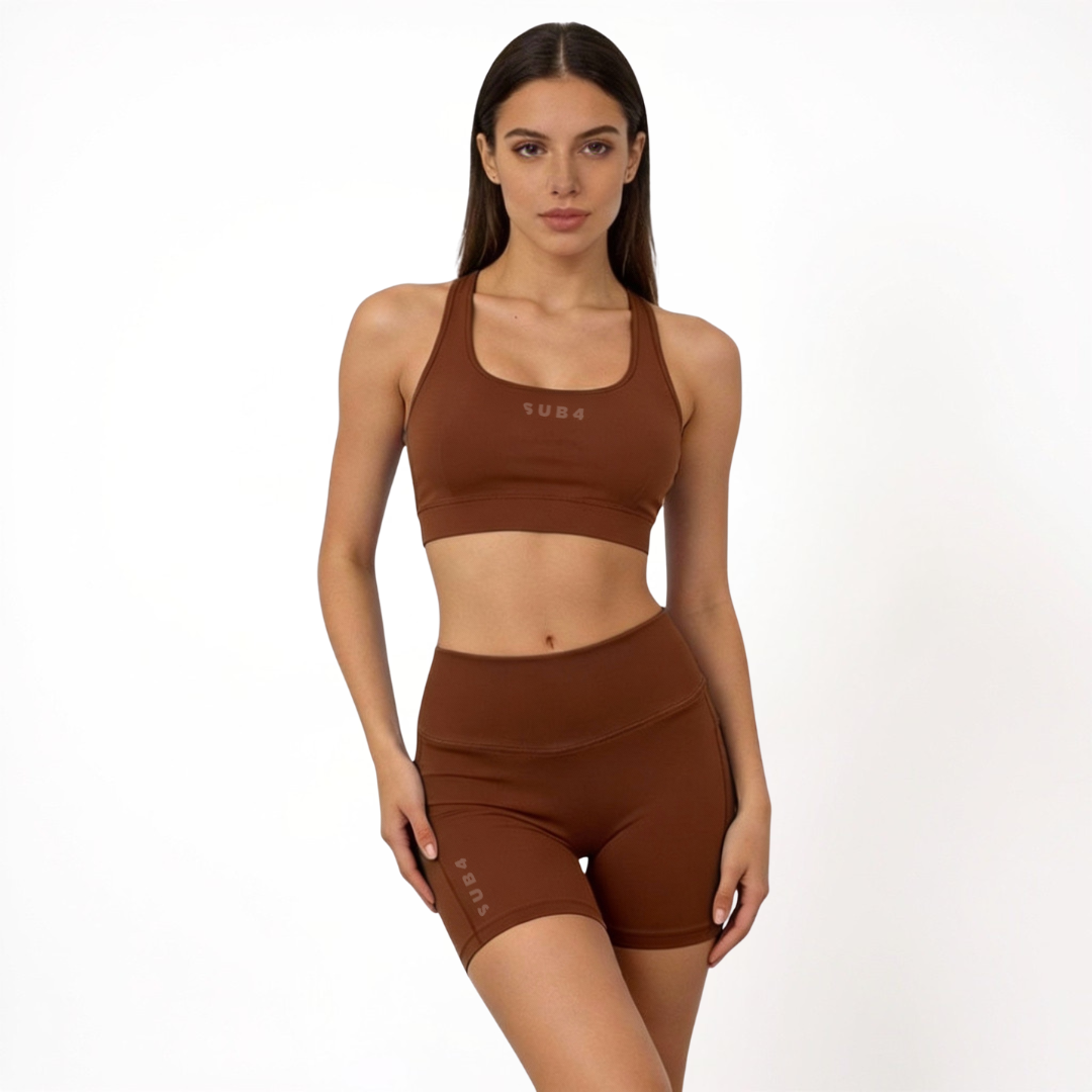 Pulse Sports Bra & 4" Bike Shorts Bundle