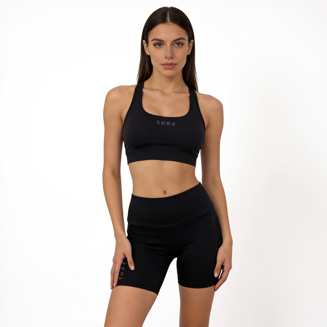 Pulse Sports Bra & 4" Bike Shorts Bundle