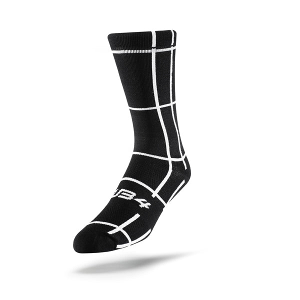 Running Socks 3/4 Crew Classic Grid