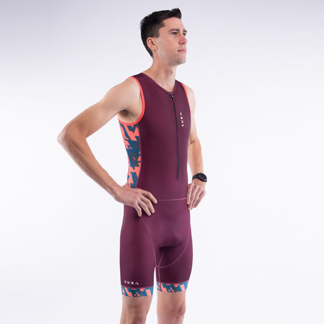 Triathlon Endurance Suit Crimson Camo