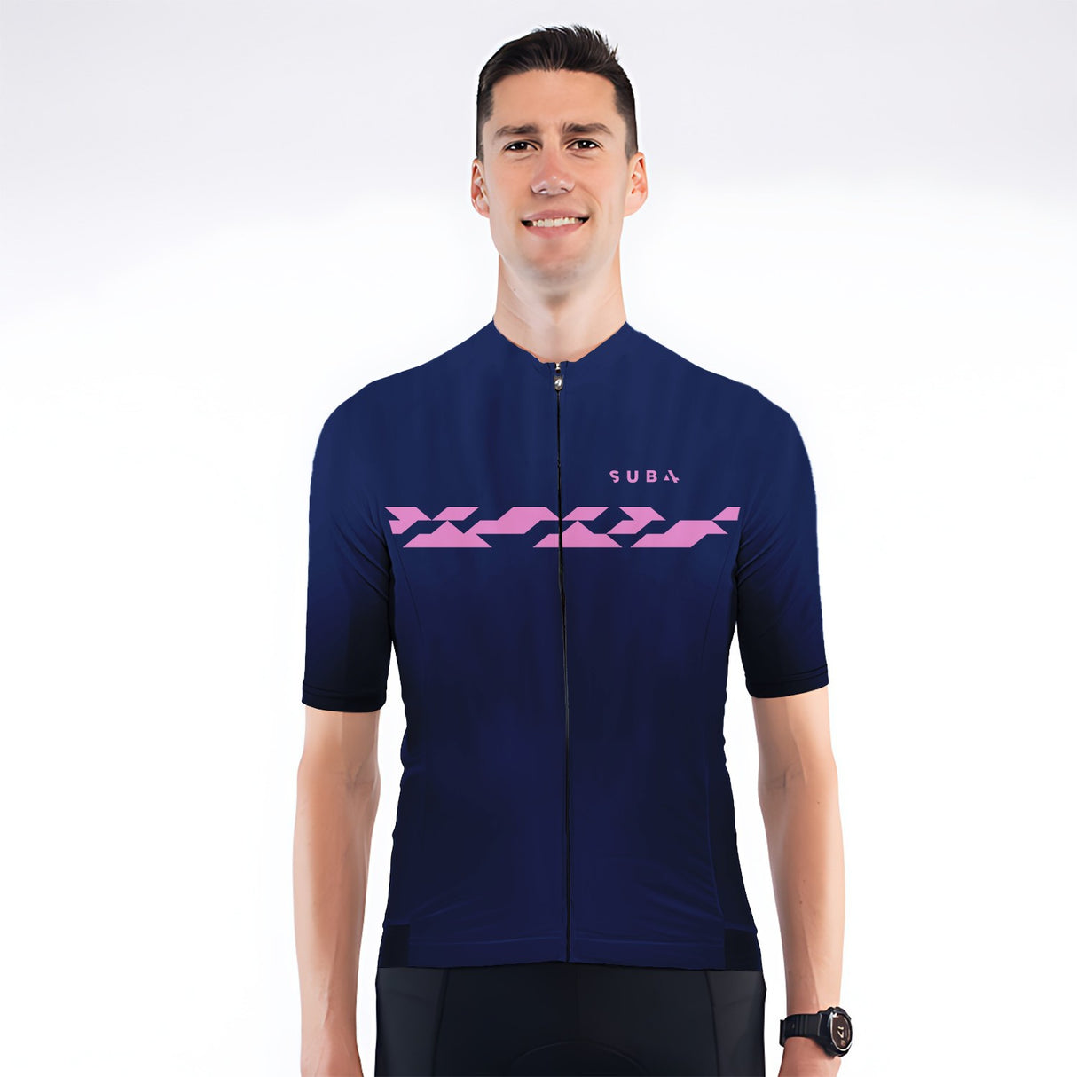 Cycling Jersey Euro Pro Brevett-Navy