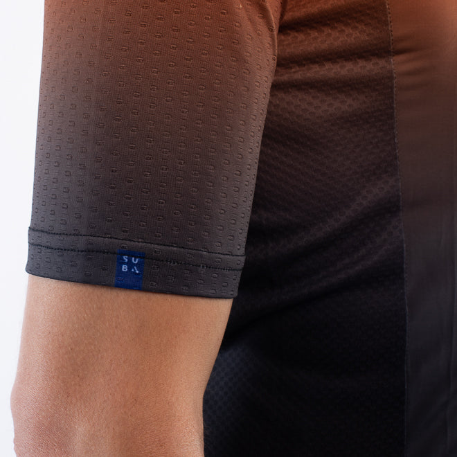 Cycling Jersey Euro Pro Orange Fade