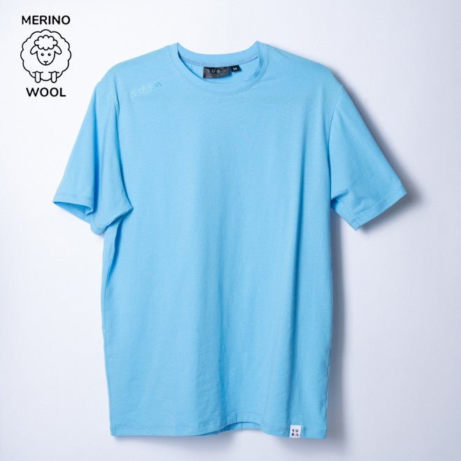 Running T-Shirt Merino Powder Blue