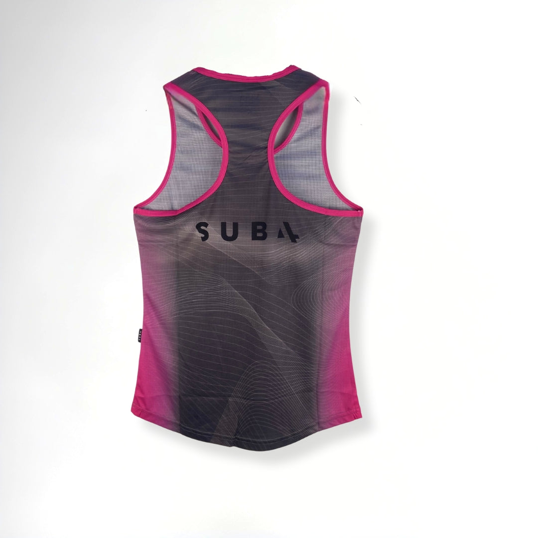 Running Singlet DryLyte Women's Pink Trim