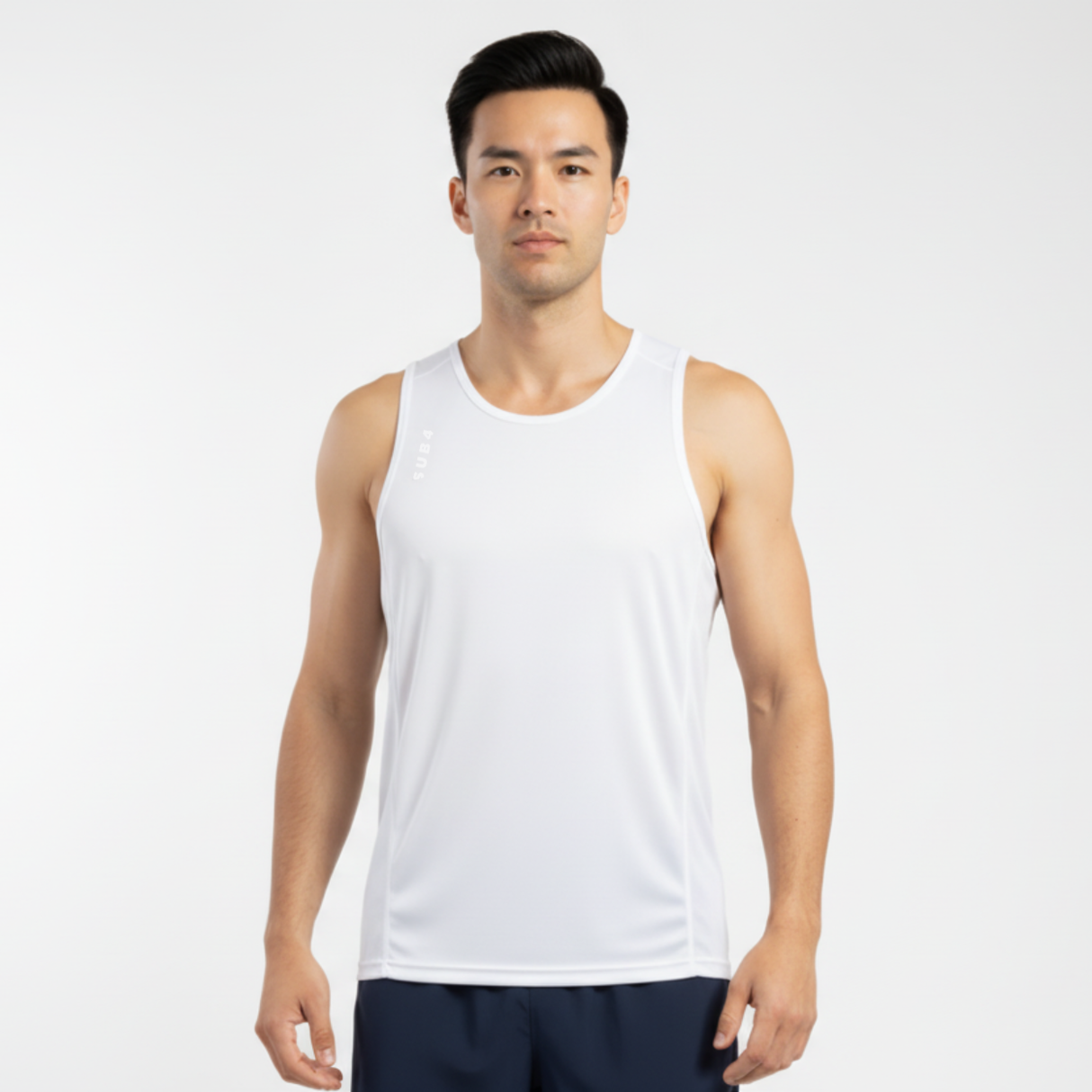 Running Singlet Action White