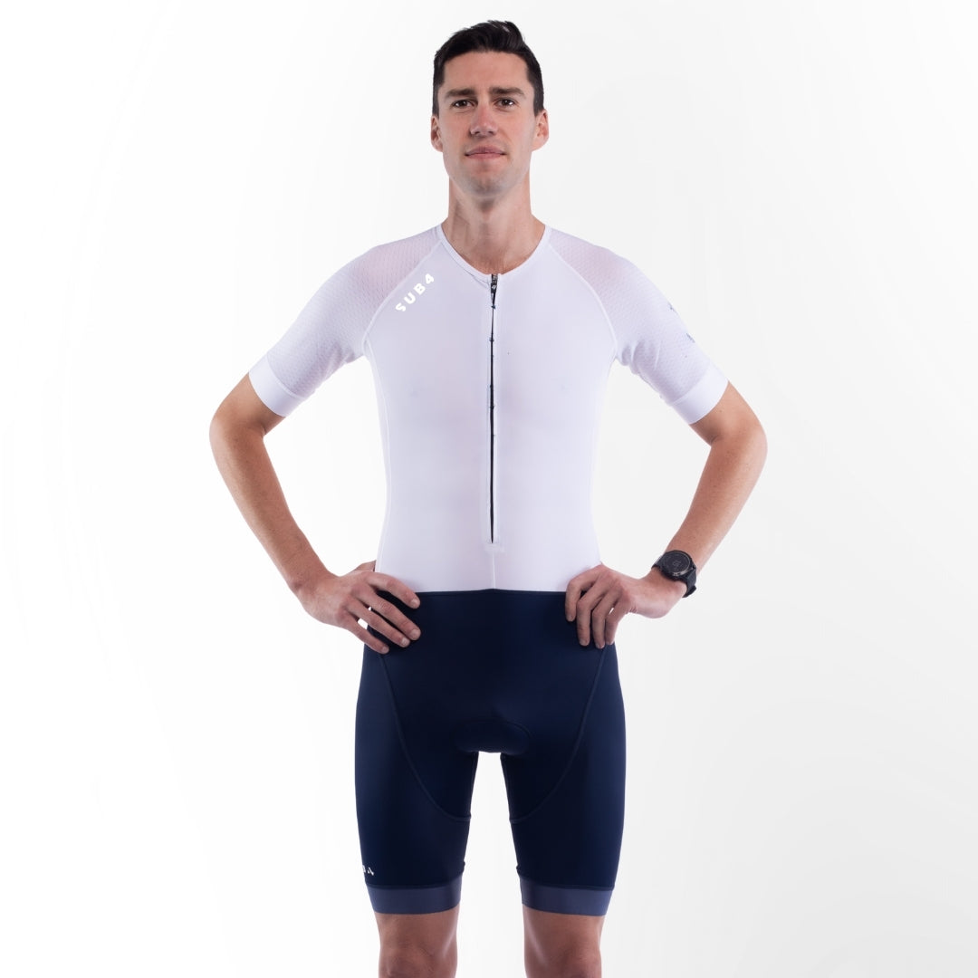 Triathlon Speedsuit Action White - Navy