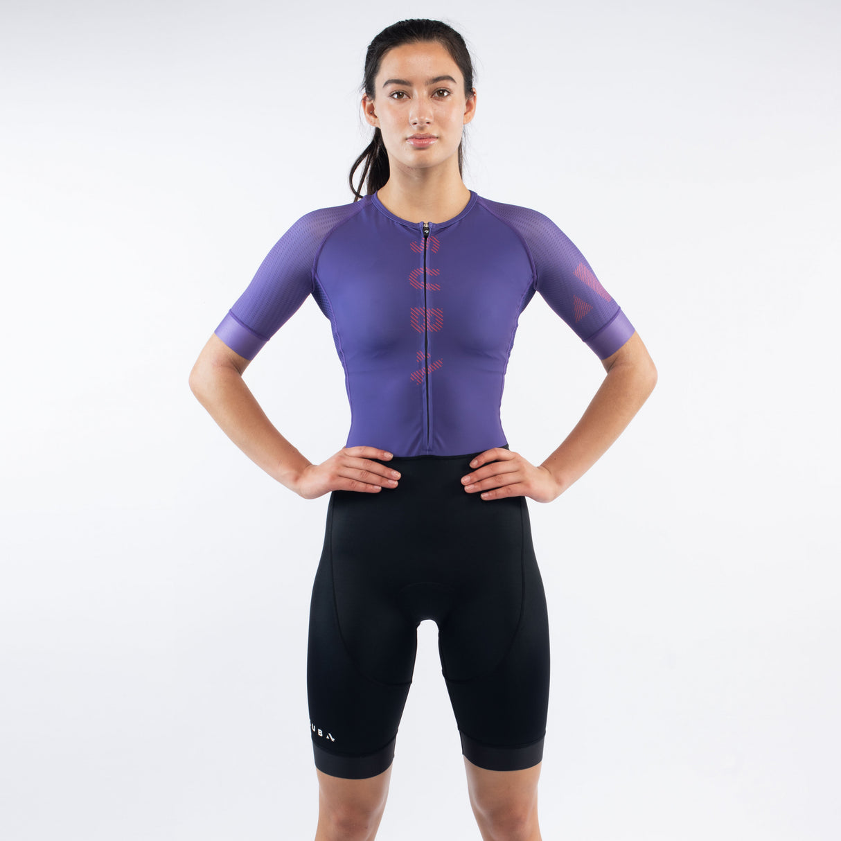 Triathlon Speedsuit Women's Purple Trim