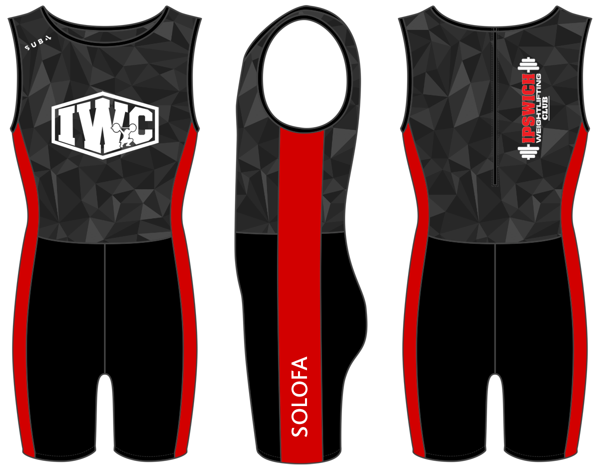 Custom Weight Lifting Suit - Men's