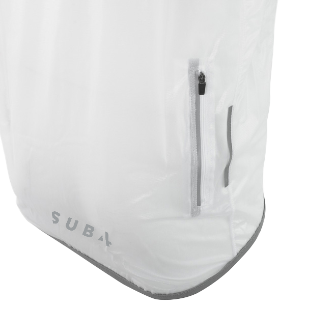 Cycling/Running Sleeveless Rain Jacket Action Clear