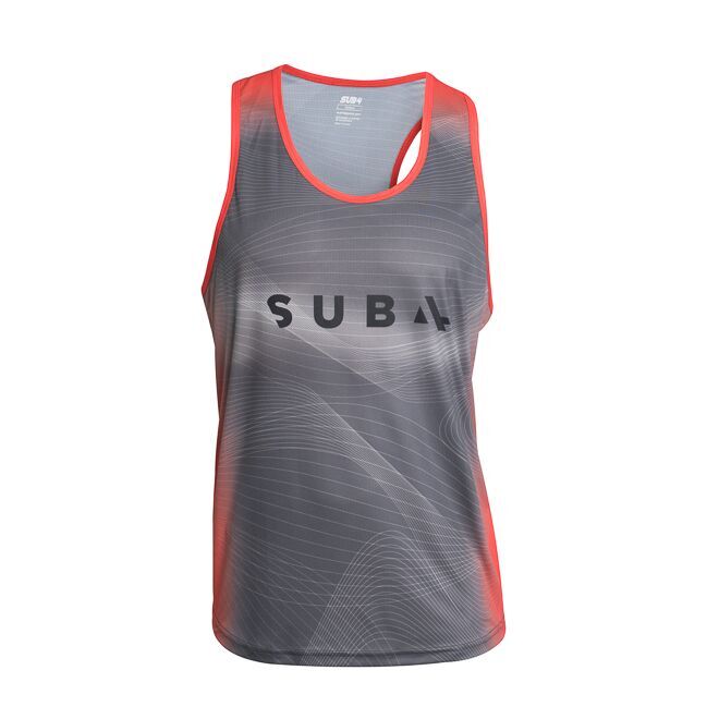 Running Singlet DryLyte Red Trim