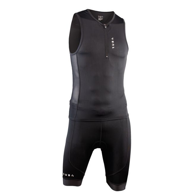 Triathlon Singlet Action Black