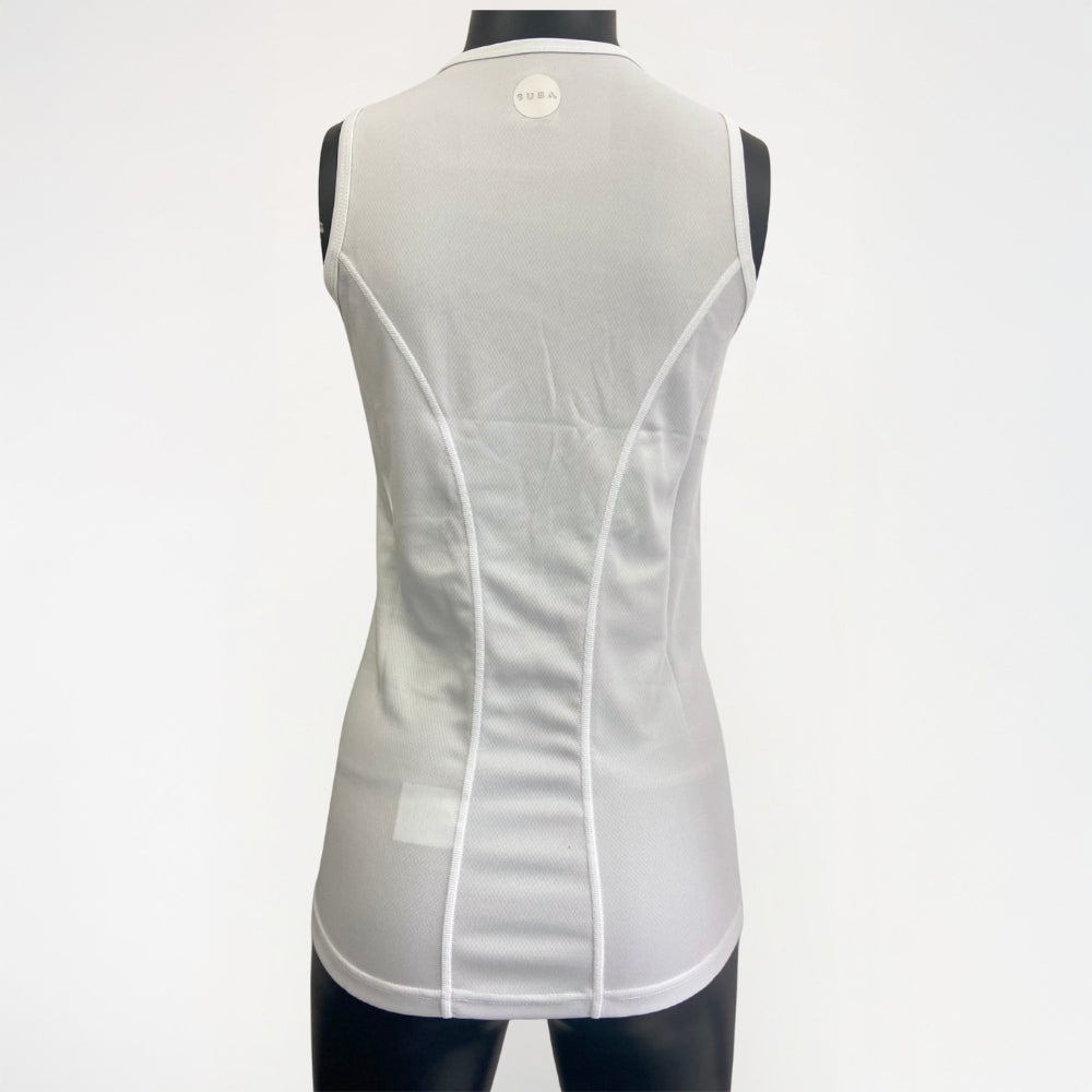 Running Singlet Action Women's White