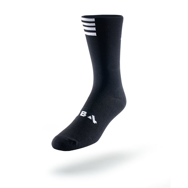 Running Socks 3/4 Crew Classic Black