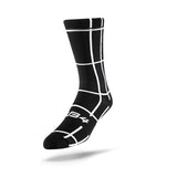 Cycling Socks 3/4 Crew Classic Grid