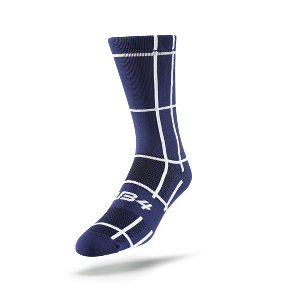 Cycling Socks 3/4 Crew Classic Grid