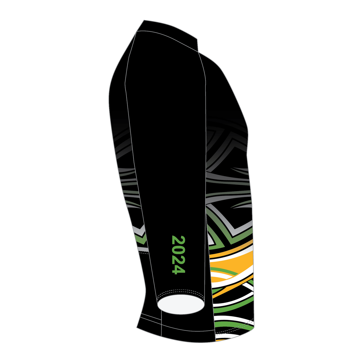 Custom Euro Pro Fit Long  Sleeve Cycle Jersey