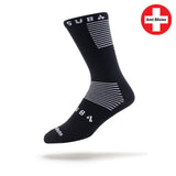 Running Socks DRYLYTE Blister Free 3/4 Crew Black