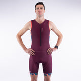 Triathlon Endurance Suit Crimson Camo
