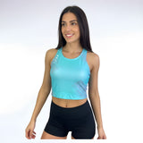 Crop Top – Teal LIMITED STOCK