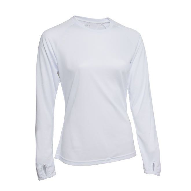 Running/Fitness Long Sleeve T-Shirt Women's White
