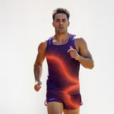 Running Singlet & Shorts Set Elite Fireline Indigo