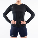 Running/Fitness Long Sleeve T-Shirt Women's Black