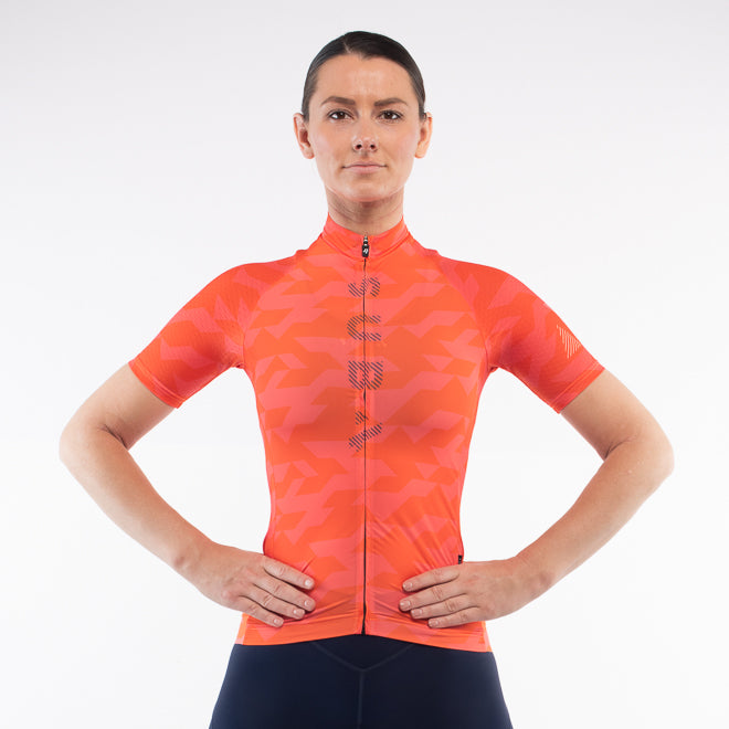 Cycling Jersey Euro Pro Flame-Camo Women's
