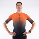 Cycling Jersey Euro Pro Orange Fade