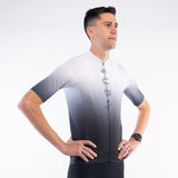 Cycling Jersey Euro Pro  White Fade