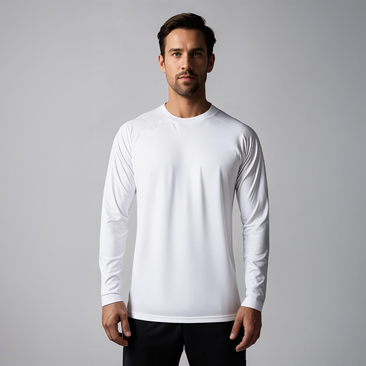 Running/Fitness Long Sleeve T-Shirt White