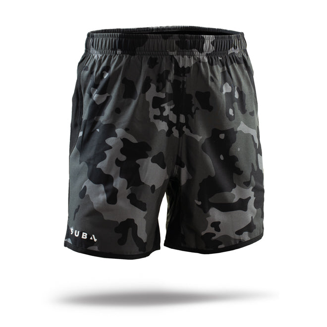 Running Shorts 5" Inch Camo Black