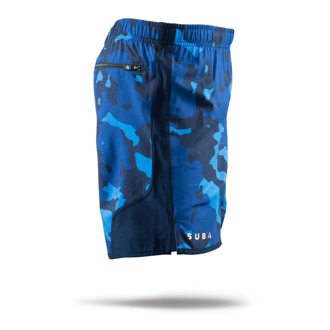 Running Shorts 5" Inch Camo Navy