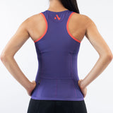 Triathlon Endurance Singlet Women's Purple Print