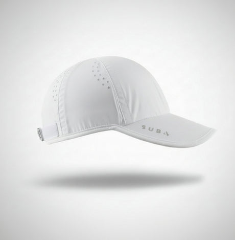 White cap with 'SUB4' branding on a white background