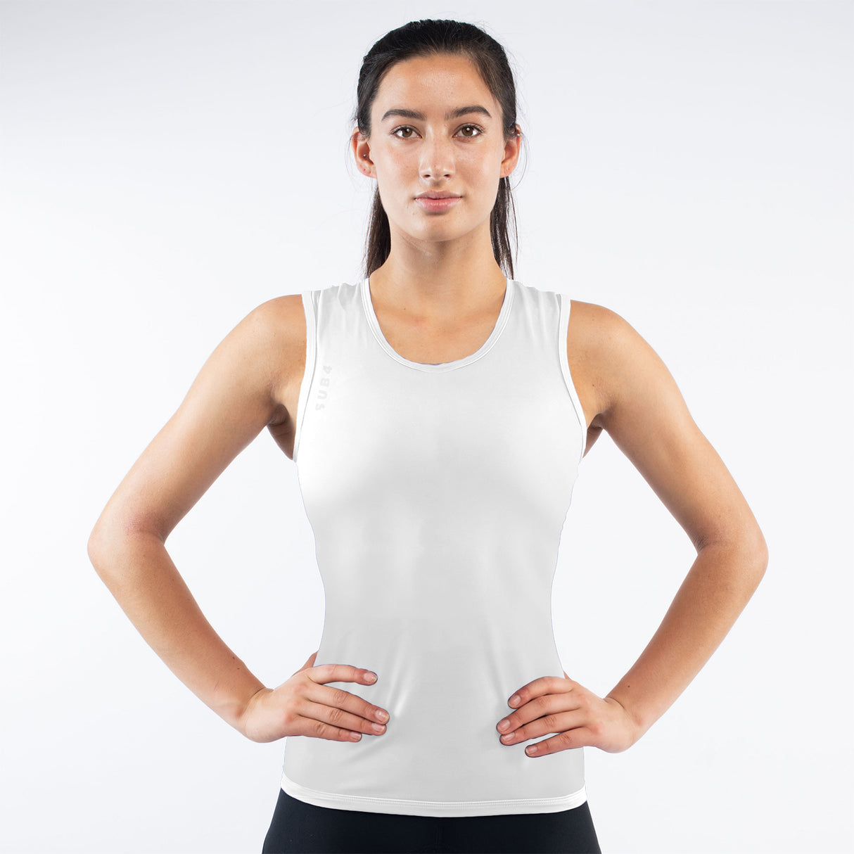 Running Singlet Action Women's White
