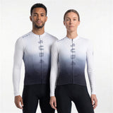Cycling Jersey Long Sleeve Navy Fade