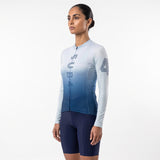 Cycling Jersey Long Sleeve Navy Fade