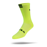 Running Socks 3/4 Crew Fluoro Yellow