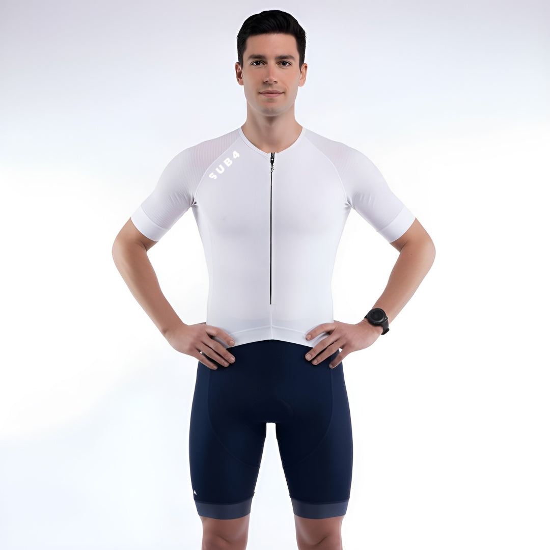 Triathlon Speedsuit Action White - Navy