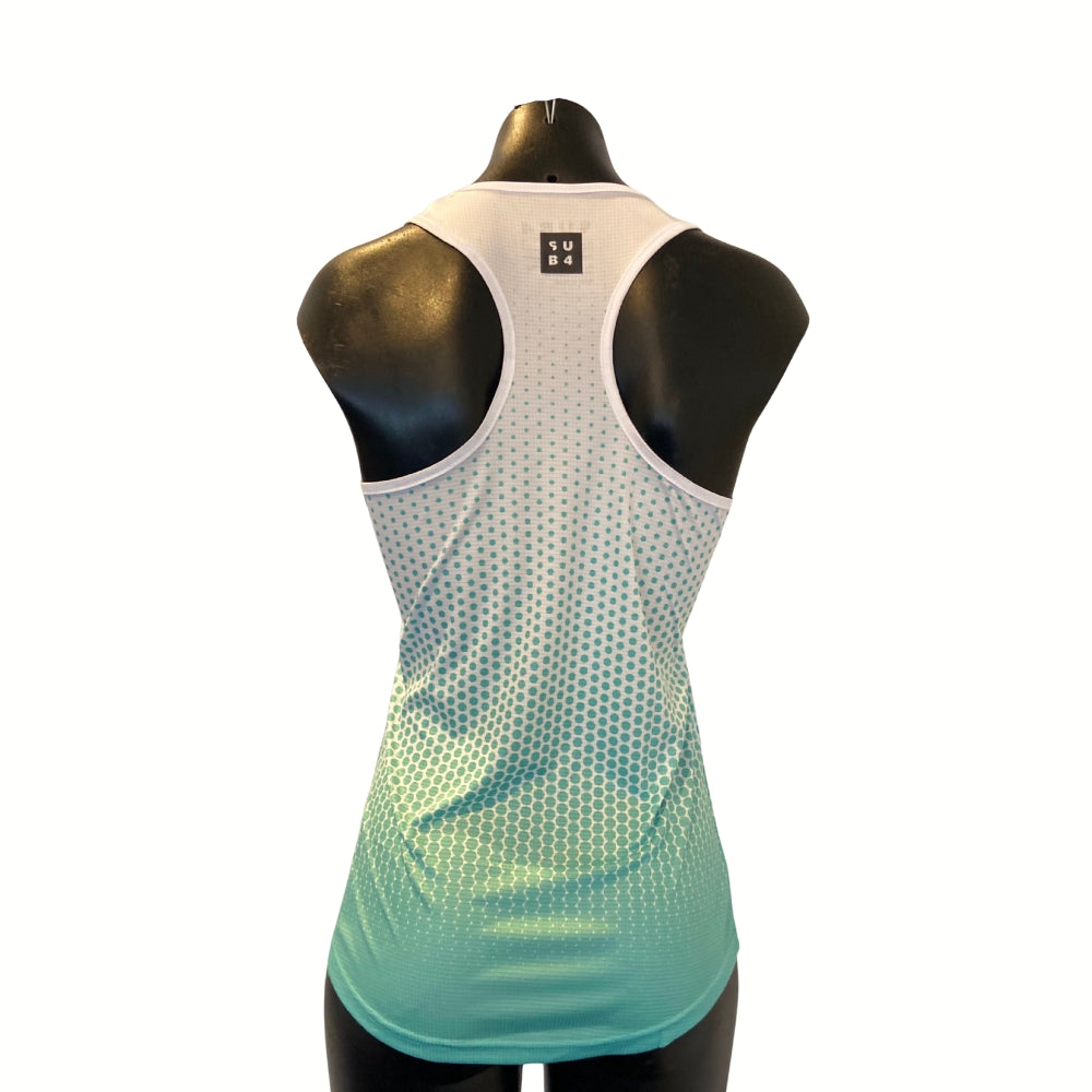 Running Singlet DryLyte Women's Dot Teal