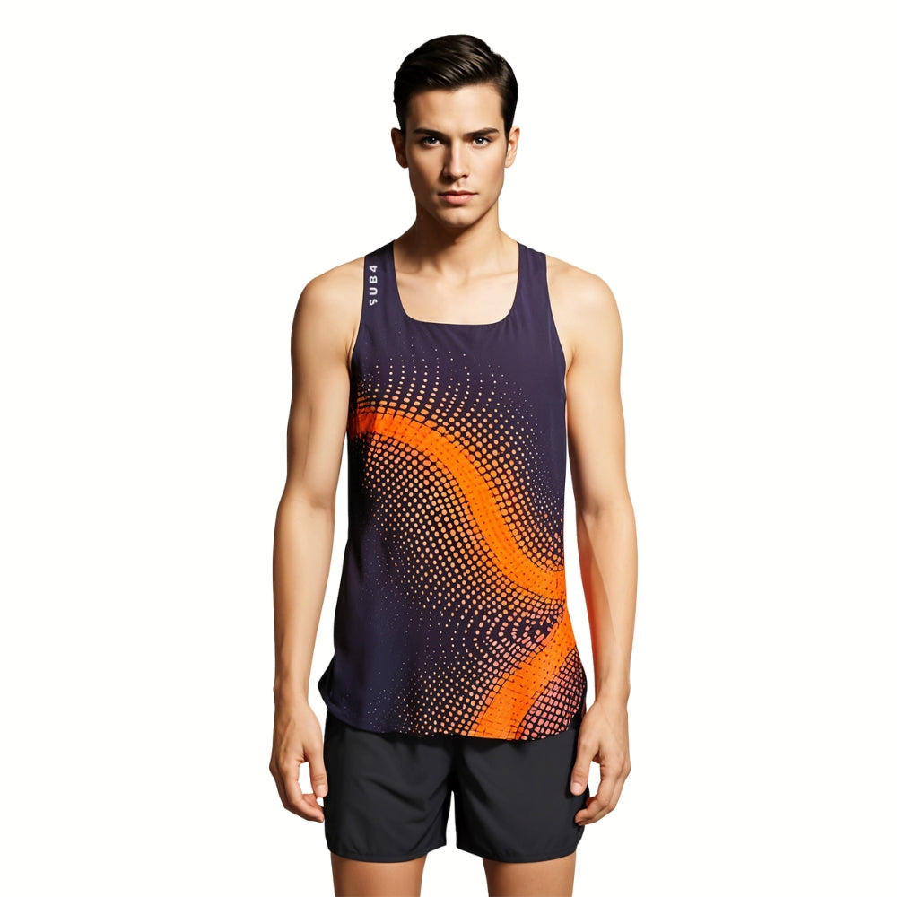 Running Singlet Elite Fireline Indigo