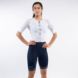 Triathlon Speedsuit Women's White/Navy LIMITED STOCK - S Only