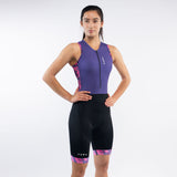 Triathlon Endurance Suit Women's Purple Print