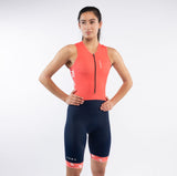 Triathlon Endurance Suit Women's Rose Print