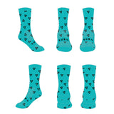 Socks -  Cycling 3/4 Crew Socks Custom