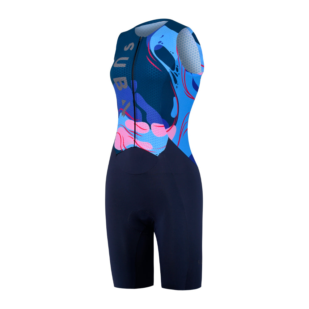 Triathlon Endurance Suit Seamless Women's Hyper Swirl
