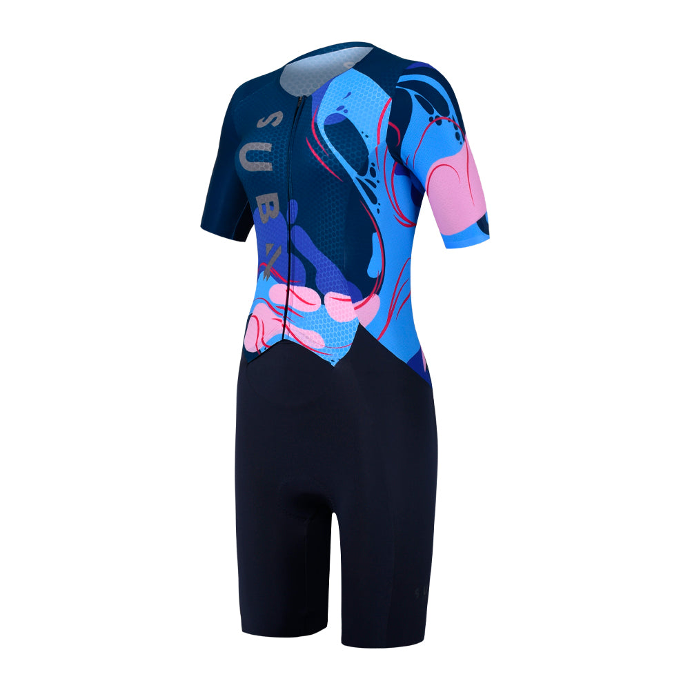 Triathlon Speedsuit Seamless Women's Hyper Swirl