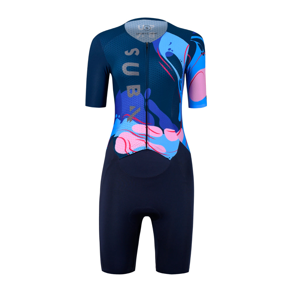 Triathlon Speedsuit Seamless Women's Hyper Swirl