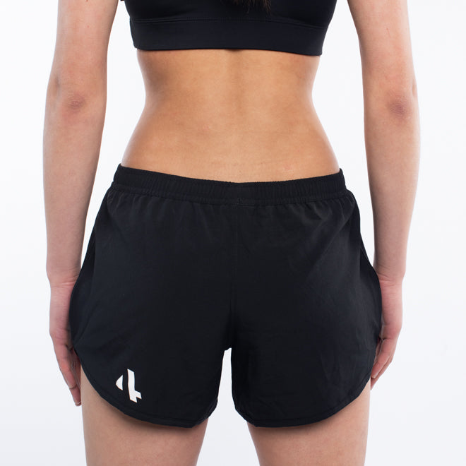 Running Shorts Classic Side Split Women's Black