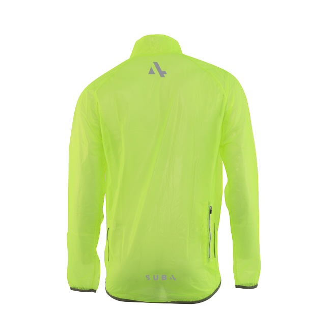 Cycling/Running Rain Jacket Action Fluoro